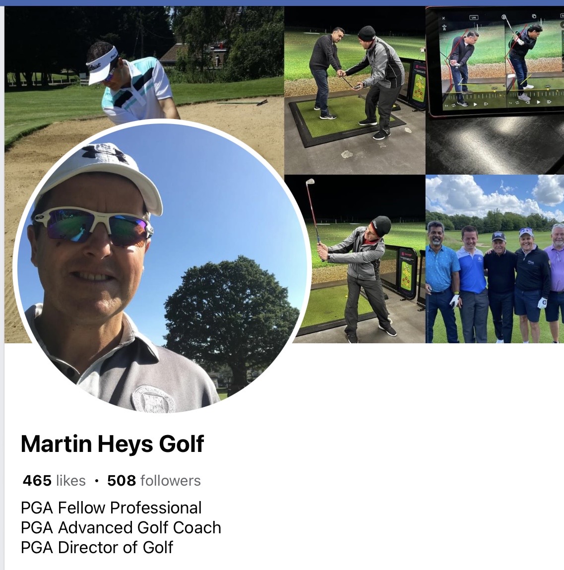 Martin Heys Golf - PGA Fellow Professional Martin Heys